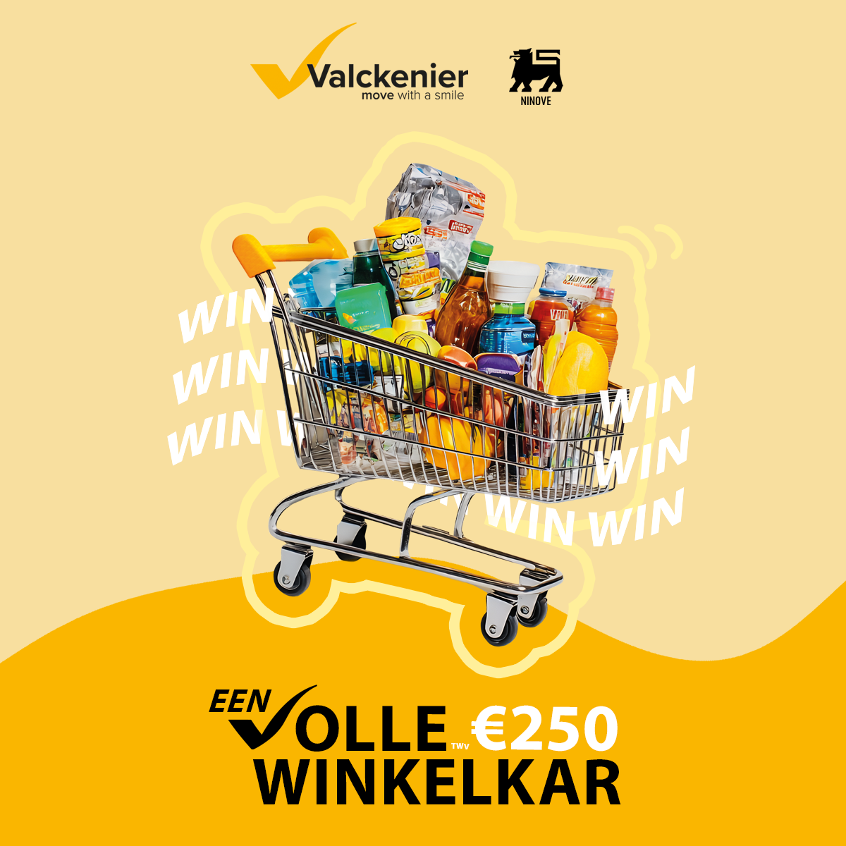 Win een volle winkelkar