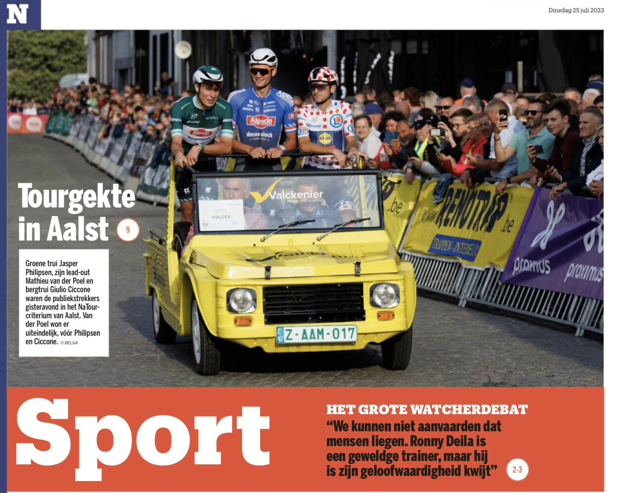 Natourcriterium sport nieuwsblad